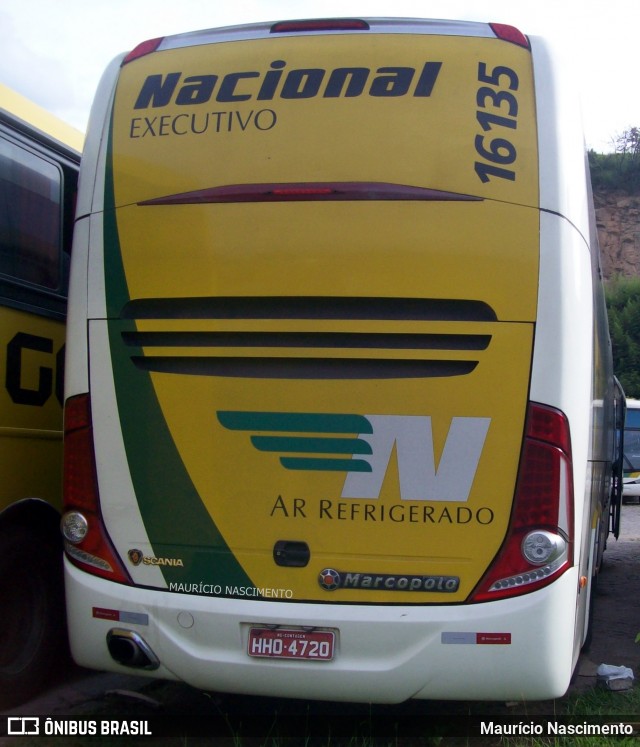 Viação Nacional 16135 na cidade de Belo Horizonte, Minas Gerais, Brasil, por Maurício Nascimento. ID da foto: 11965515.