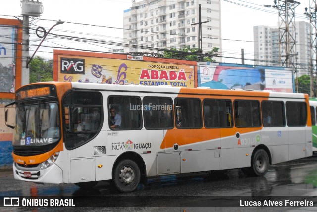 Linave Transportes A03040 na cidade de Nova Iguaçu, Rio de Janeiro, Brasil, por Lucas Alves Ferreira. ID da foto: 11965827.