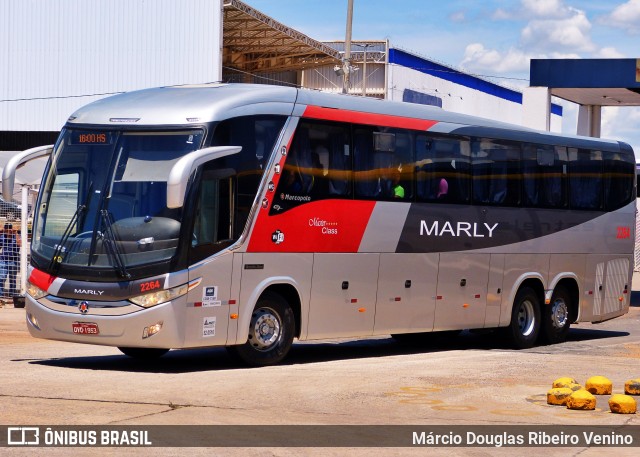 Expresso Marly 2264 na cidade de Goiânia, Goiás, Brasil, por Márcio Douglas Ribeiro Venino. ID da foto: 11966022.