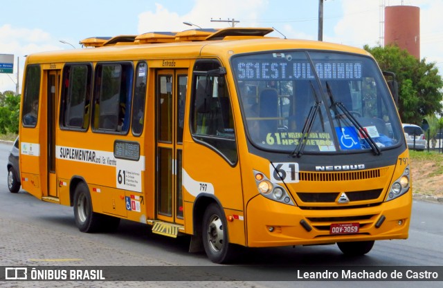 Transporte Suplementar de Belo Horizonte 797 na cidade de Belo Horizonte, Minas Gerais, Brasil, por Leandro Machado de Castro. ID da foto: 11964283.