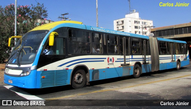 Metrobus 1137 na cidade de Goiânia, Goiás, Brasil, por Carlos Júnior. ID da foto: 11965588.