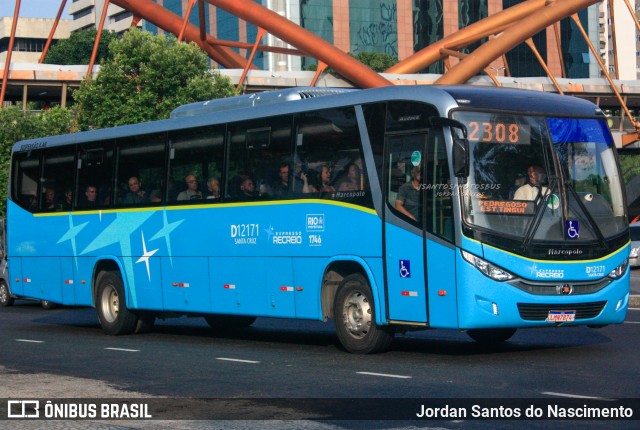 Expresso Recreio D12171 na cidade de Rio de Janeiro, Rio de Janeiro, Brasil, por Jordan Santos do Nascimento. ID da foto: 11964591.