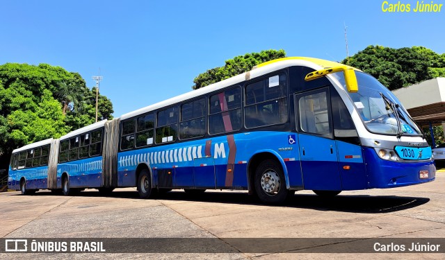 Metrobus 1030 na cidade de Goiânia, Goiás, Brasil, por Carlos Júnior. ID da foto: 11965626.