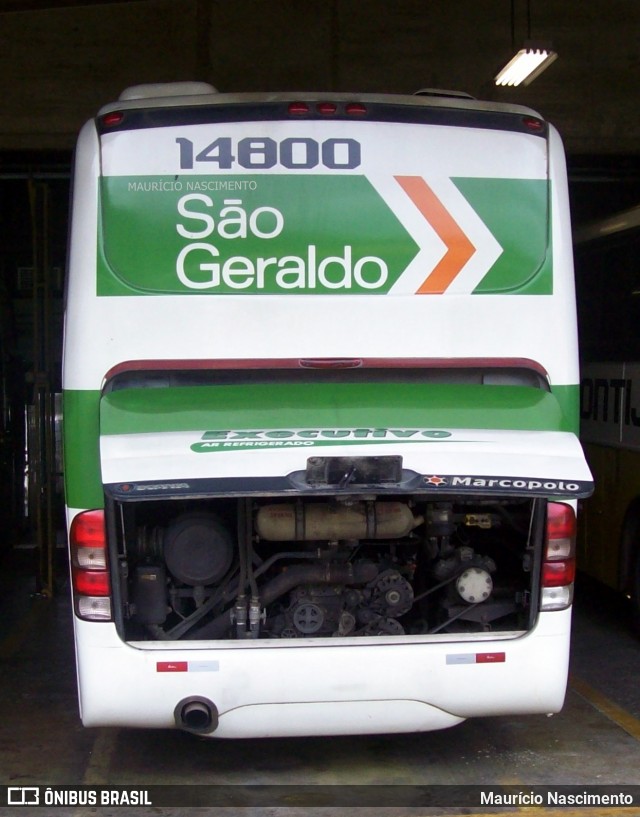 Cia. São Geraldo de Viação 14800 na cidade de Belo Horizonte, Minas Gerais, Brasil, por Maurício Nascimento. ID da foto: 11965687.