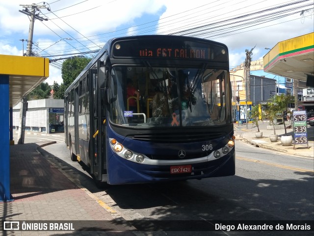 Radial Transporte Coletivo 306 na cidade de Poá, São Paulo, Brasil, por Diego Alexandre de Morais. ID da foto: 11964614.