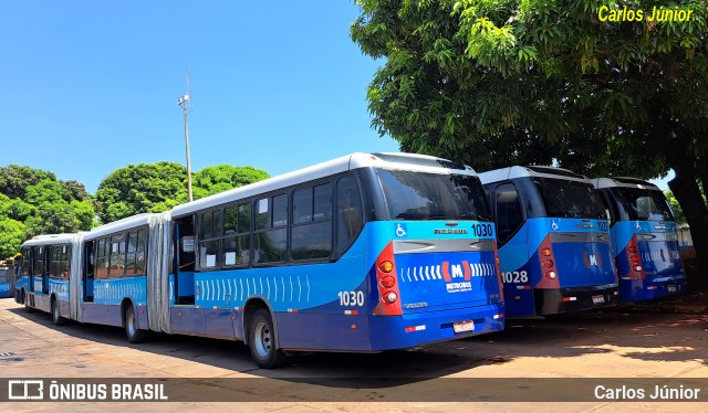 Metrobus 1030 na cidade de Goiânia, Goiás, Brasil, por Carlos Júnior. ID da foto: 11965594.