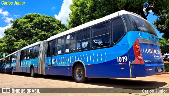 Metrobus 1019 na cidade de Goiânia, Goiás, Brasil, por Carlos Júnior. ID da foto: 11965556.