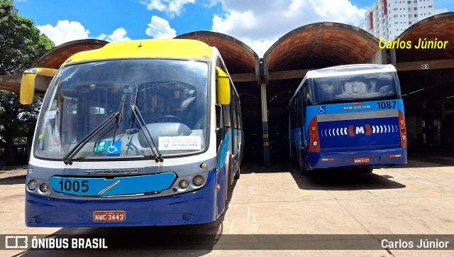 Metrobus 1005 na cidade de Goiânia, Goiás, Brasil, por Carlos Júnior. ID da foto: 11965548.