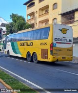 Empresa Gontijo de Transportes 12825 na cidade de Governador Valadares, Minas Gerais, Brasil, por Wilton Roberto. ID da foto: :id.