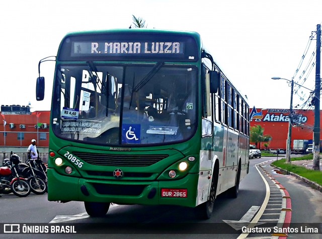 OT Trans - Ótima Salvador Transportes 20856 na cidade de Salvador, Bahia, Brasil, por Gustavo Santos Lima. ID da foto: 11967632.