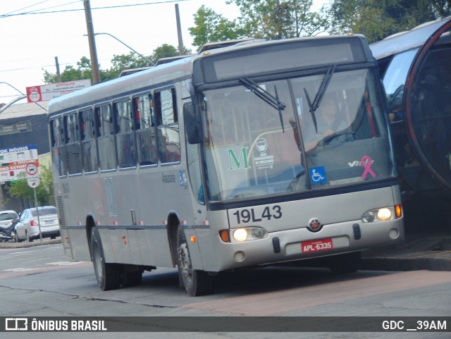 Araucária Transportes Coletivos 19L43 na cidade de Curitiba, Paraná, Brasil, por GDC __39AM. ID da foto: 11966496.