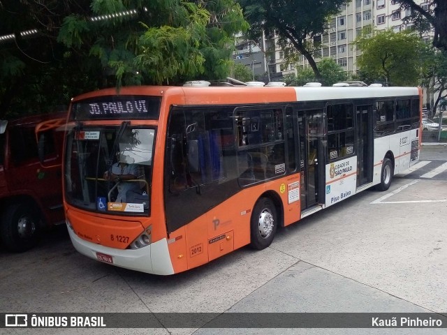 TRANSPPASS - Transporte de Passageiros 8 1227 na cidade de São Paulo, São Paulo, Brasil, por Kauã Pinheiro. ID da foto: 11966980.