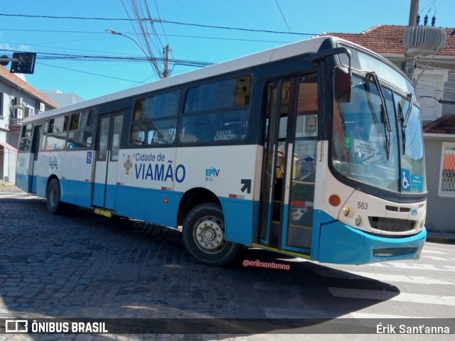 Empresa de Transporte Coletivo Viamão 563 na cidade de Viamão, Rio Grande do Sul, Brasil, por Érik Sant'anna. ID da foto: 11967606.