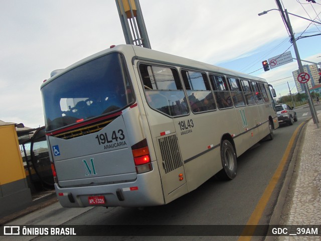 Araucária Transportes Coletivos 19L43 na cidade de Curitiba, Paraná, Brasil, por GDC __39AM. ID da foto: 11966497.