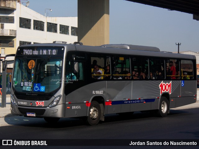 Auto Viação 1001 RJ 108.822 na cidade de Rio de Janeiro, Rio de Janeiro, Brasil, por Jordan Santos do Nascimento. ID da foto: 11967544.