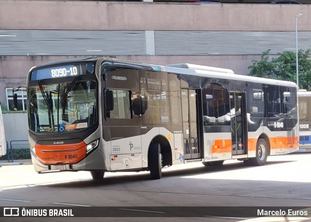 TRANSPPASS - Transporte de Passageiros 8 0040 na cidade de São Paulo, São Paulo, Brasil, por Marcelo Euros. ID da foto: 11966169.