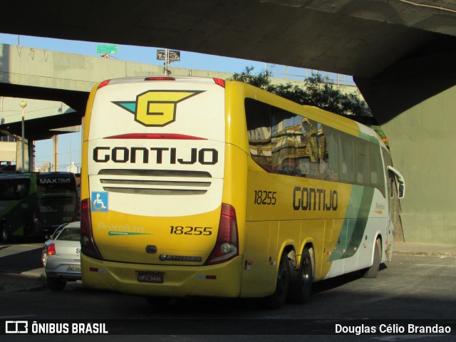 Empresa Gontijo de Transportes 18255 na cidade de Belo Horizonte, Minas Gerais, Brasil, por Douglas Célio Brandao. ID da foto: 11967267.