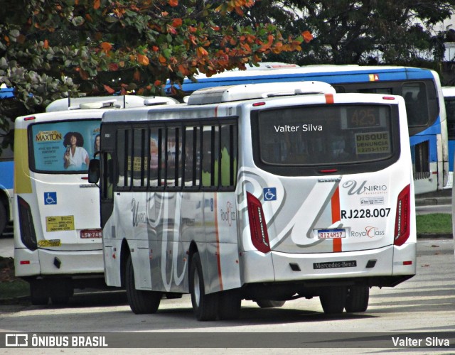 UniRio Transportes RJ 228.007 na cidade de Rio de Janeiro, Rio de Janeiro, Brasil, por Valter Silva. ID da foto: 11967728.