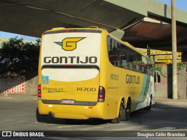 Empresa Gontijo de Transportes 14700 na cidade de Belo Horizonte, Minas Gerais, Brasil, por Douglas Célio Brandao. ID da foto: 11968360.