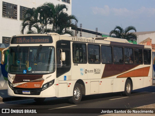 Erig Transportes > Gire Transportes B63034 na cidade de Rio de Janeiro, Rio de Janeiro, Brasil, por Jordan Santos do Nascimento. ID da foto: 11967458.