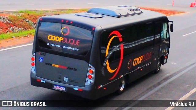 Coopduque Transportes 002 na cidade de Magé, Rio de Janeiro, Brasil, por Vinicius RJ. ID da foto: 11966508.
