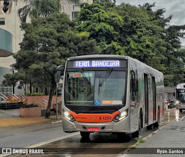 TRANSPPASS - Transporte de Passageiros 8 1253 na cidade de São Paulo, São Paulo, Brasil, por Ryan Santos. ID da foto: 11966450.