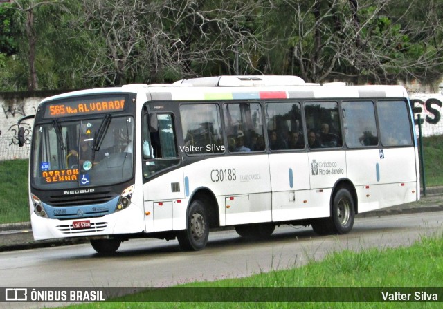 Transportes Futuro C30188 na cidade de Rio de Janeiro, Rio de Janeiro, Brasil, por Valter Silva. ID da foto: 11967095.