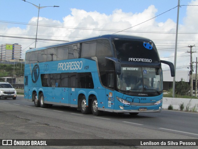 Auto Viação Progresso 6129 na cidade de Caruaru, Pernambuco, Brasil, por Lenilson da Silva Pessoa. ID da foto: 11968590.