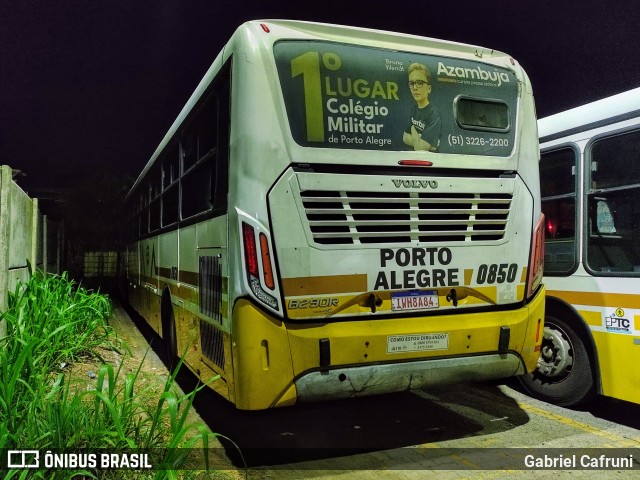 Companhia Carris Porto-Alegrense 0850 na cidade de Porto Alegre, Rio Grande do Sul, Brasil, por Gabriel Cafruni. ID da foto: 11966701.