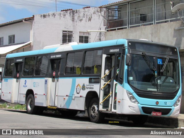 Auto Viação São José 12824 na cidade de Fortaleza, Ceará, Brasil, por Alisson Wesley. ID da foto: 11967994.