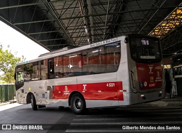 Allibus Transportes 4 5221 na cidade de São Paulo, São Paulo, Brasil, por Gilberto Mendes dos Santos. ID da foto: 11966167.