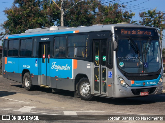 Auto Ônibus Fagundes RJ 101.292 na cidade de Niterói, Rio de Janeiro, Brasil, por Jordan Santos do Nascimento. ID da foto: 11967398.