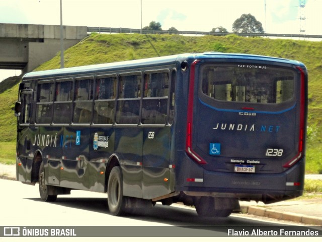 Jundiá Transportadora Turistica 1238 na cidade de Mairinque, São Paulo, Brasil, por Flavio Alberto Fernandes. ID da foto: 11968114.
