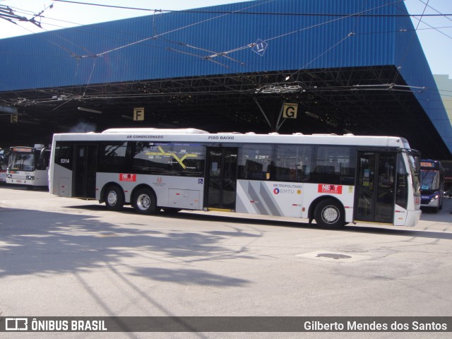 Next Mobilidade - ABC Sistema de Transporte 5314 na cidade de Santo André, São Paulo, Brasil, por Gilberto Mendes dos Santos. ID da foto: 11966218.