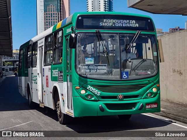 OT Trans - Ótima Salvador Transportes 20565 na cidade de Salvador, Bahia, Brasil, por Silas Azevedo. ID da foto: 11967094.