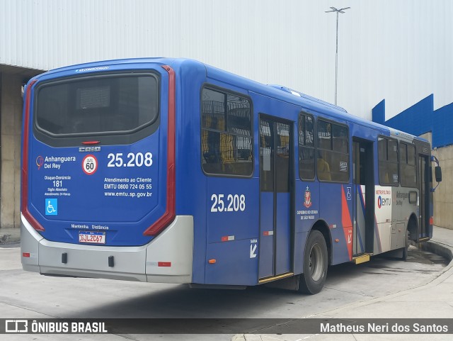 Del Rey Transportes 25.208 na cidade de Carapicuíba, São Paulo, Brasil, por Matheus Neri dos Santos. ID da foto: 11967036.