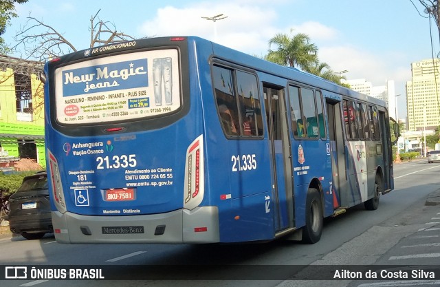 Viação Osasco 21.335 na cidade de Barueri, São Paulo, Brasil, por Ailton da Costa Silva. ID da foto: 11966560.