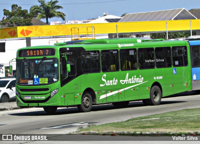 Transportes Santo Antônio RJ 161.080 na cidade de Rio de Janeiro, Rio de Janeiro, Brasil, por Valter Silva. ID da foto: 11967742.