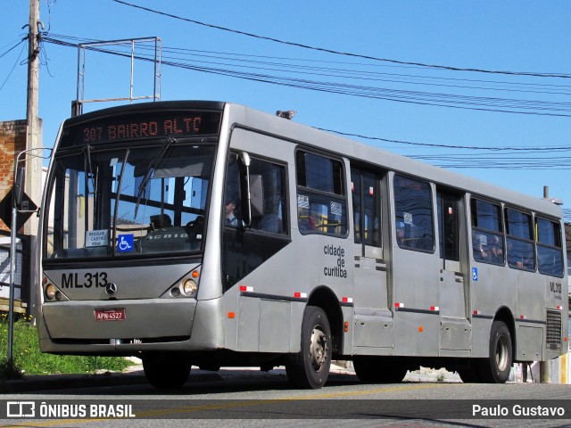 Auto Viação Mercês ML313 na cidade de Curitiba, Paraná, Brasil, por Paulo Gustavo. ID da foto: 11968878.