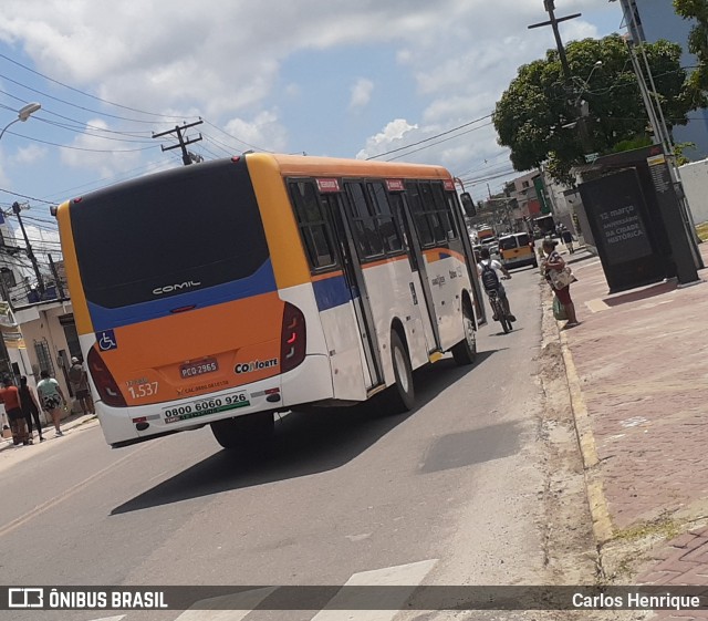 Itamaracá Transportes 1.537 na cidade de Olinda, Pernambuco, Brasil, por Carlos Henrique. ID da foto: 11966816.