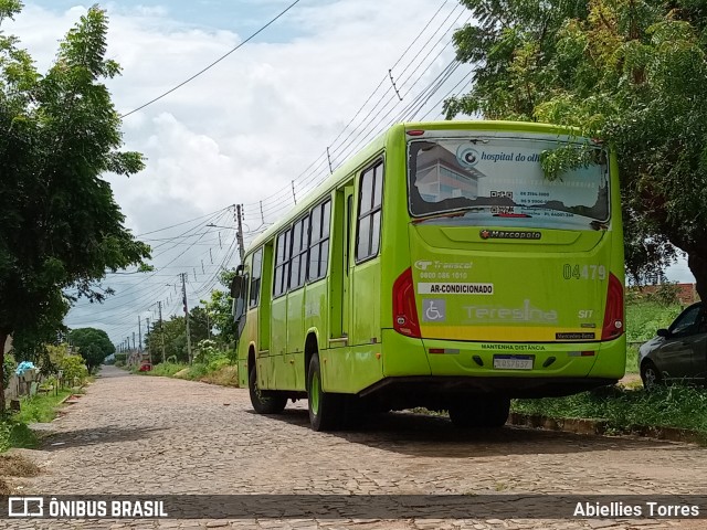 Transcol Transportes Coletivos 04479 na cidade de Teresina, Piauí, Brasil, por Abiellies Torres. ID da foto: 11967826.