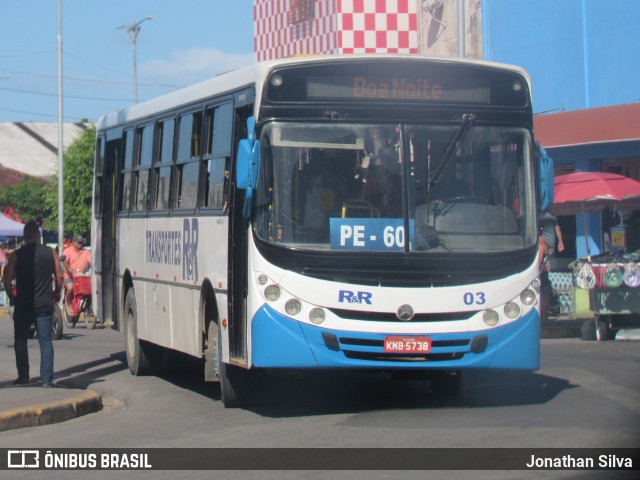 R&R Transportes 03 na cidade de Cabo de Santo Agostinho, Pernambuco, Brasil, por Jonathan Silva. ID da foto: 11967035.