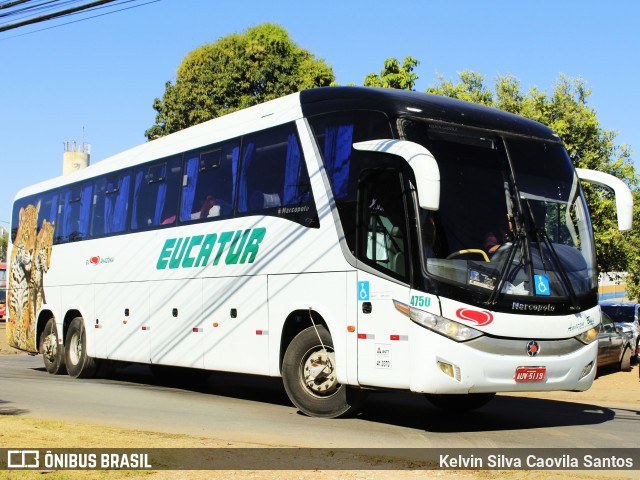 Eucatur - Empresa União Cascavel de Transportes e Turismo 4750 na cidade de Cuiabá, Mato Grosso, Brasil, por Kelvin Silva Caovila Santos. ID da foto: 11968688.