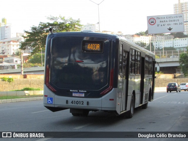 Urca Auto Ônibus 41012 na cidade de Belo Horizonte, Minas Gerais, Brasil, por Douglas Célio Brandao. ID da foto: 11967260.