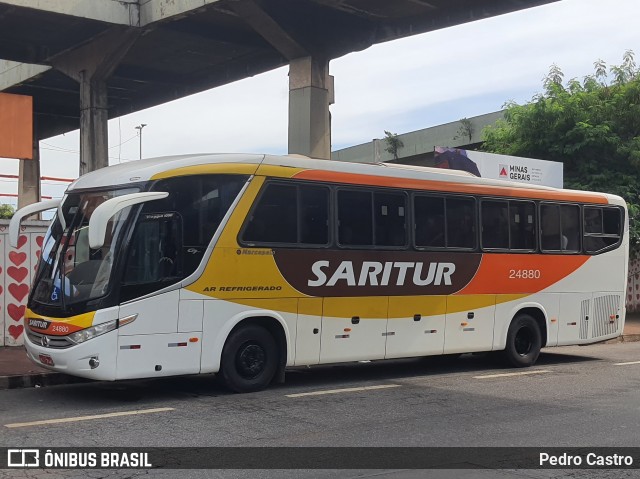 Saritur - Santa Rita Transporte Urbano e Rodoviário 24880 na cidade de Belo Horizonte, Minas Gerais, Brasil, por Pedro Castro. ID da foto: 11967479.