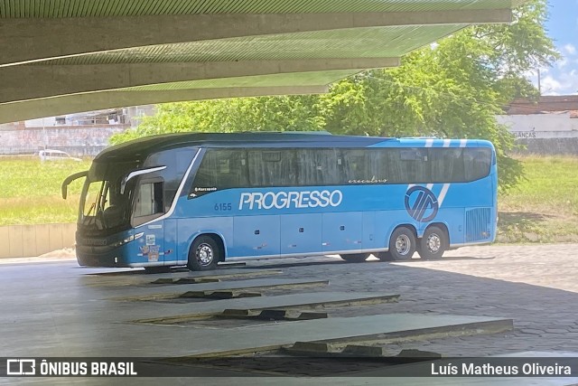 Auto Viação Progresso 6155 na cidade de João Pessoa, Paraíba, Brasil, por Luís Matheus Oliveira. ID da foto: 11968196.