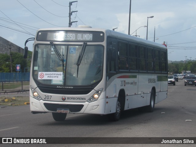 Borborema Imperial Transportes 207 na cidade de Olinda, Pernambuco, Brasil, por Jonathan Silva. ID da foto: 11969251.