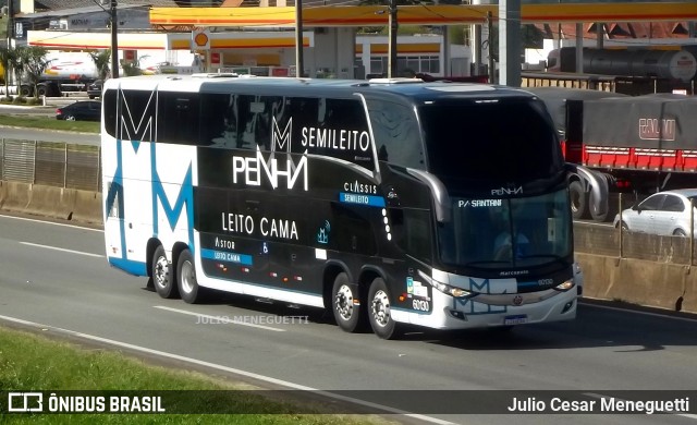 Empresa de Ônibus Nossa Senhora da Penha 60130 na cidade de São José dos Pinhais, Paraná, Brasil, por Julio Cesar Meneguetti. ID da foto: 11969860.