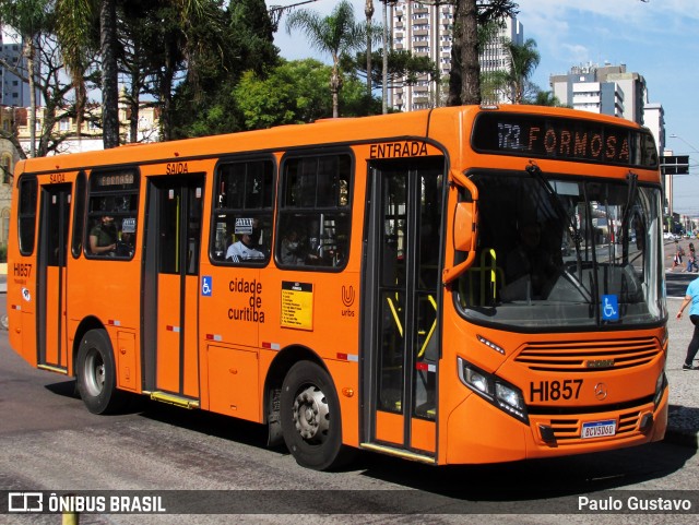 Auto Viação Redentor HI857 na cidade de Curitiba, Paraná, Brasil, por Paulo Gustavo. ID da foto: 11970402.