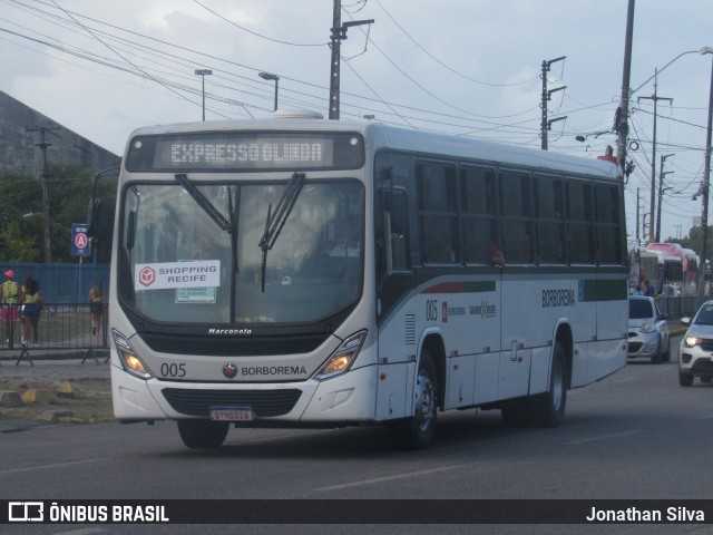 Borborema Imperial Transportes 005 na cidade de Olinda, Pernambuco, Brasil, por Jonathan Silva. ID da foto: 11969282.